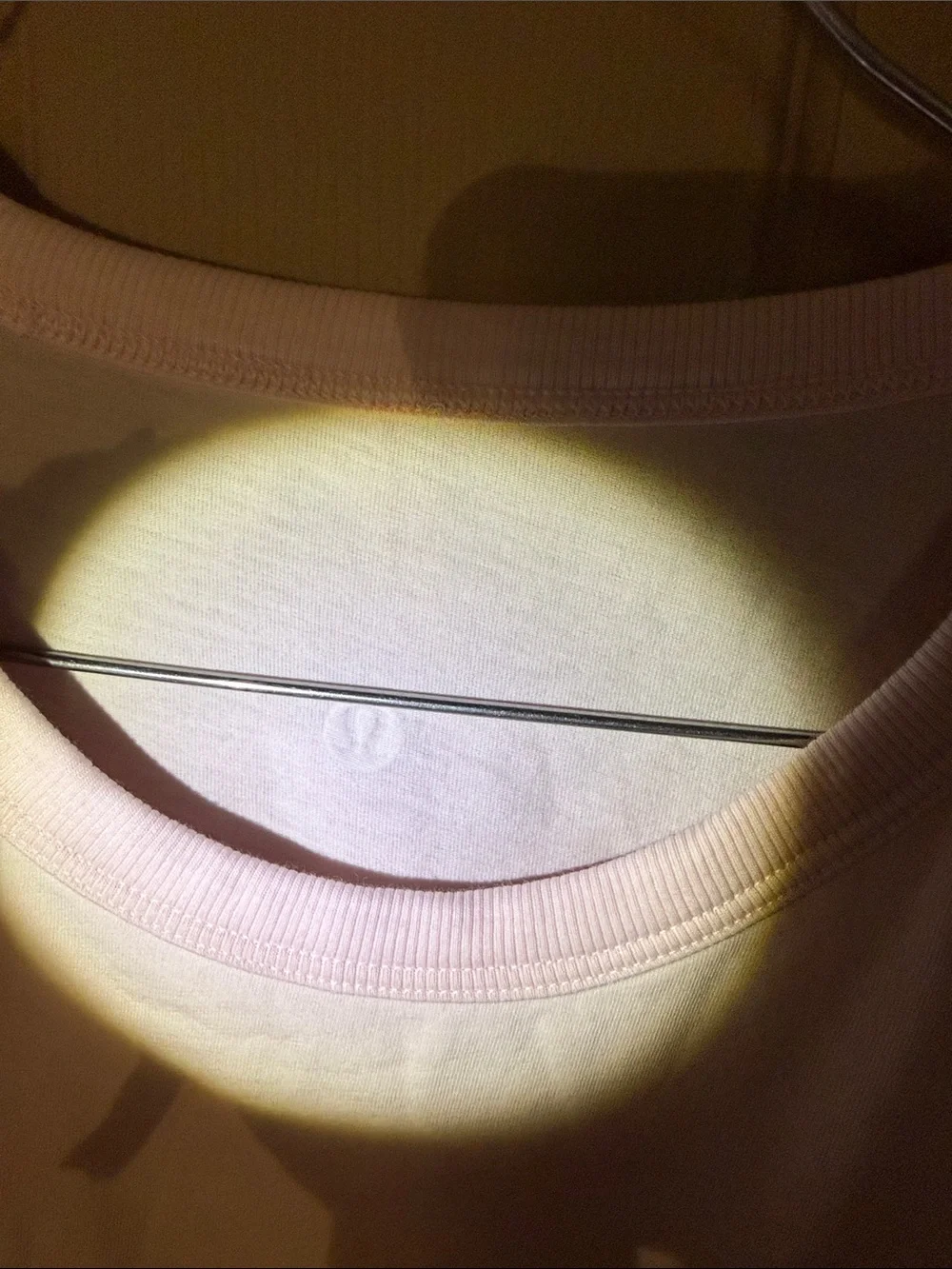 Lululemon light Pink Knot Front Short Sleeve Top